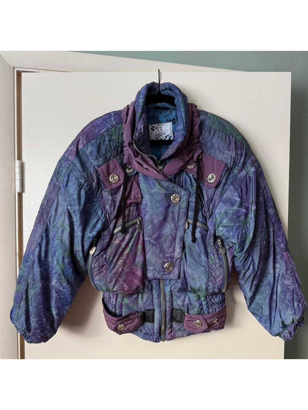 Luxury Vintage High Society Ski Jacket Italy 1980s